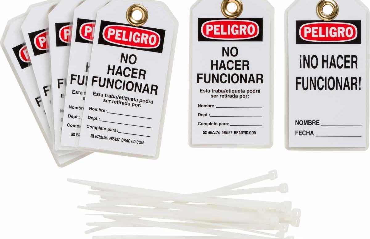 Tarjetas, Etiquetas y Señalamientos para Bloqueo